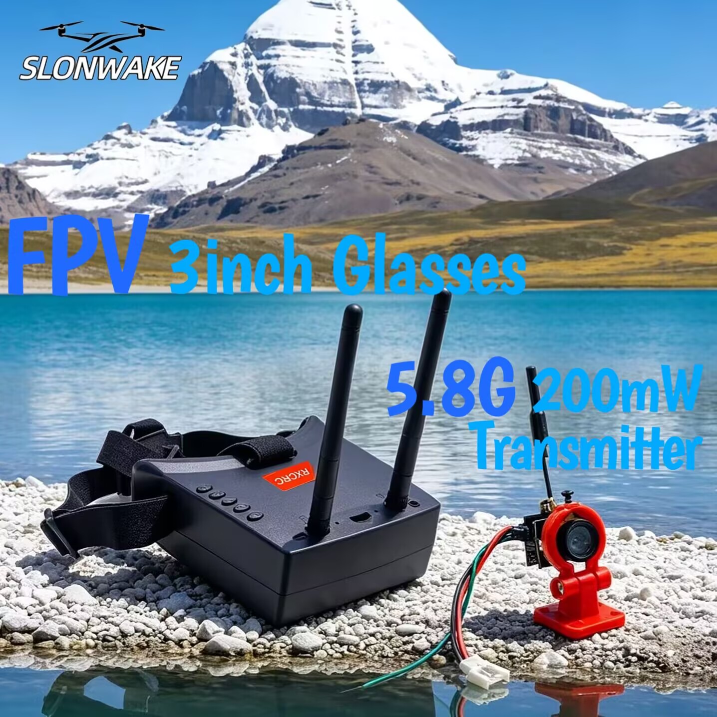 SLONWAKE 5.8G Analog VTX Trans - огляд і ціна Analog Fpv Camera