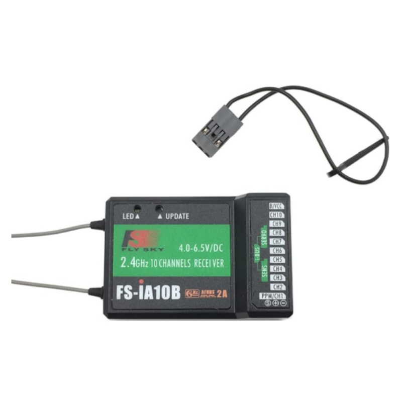 Flysky FS-iA10B 10CH Receiver  - огляд і ціна Flysky Transmitter