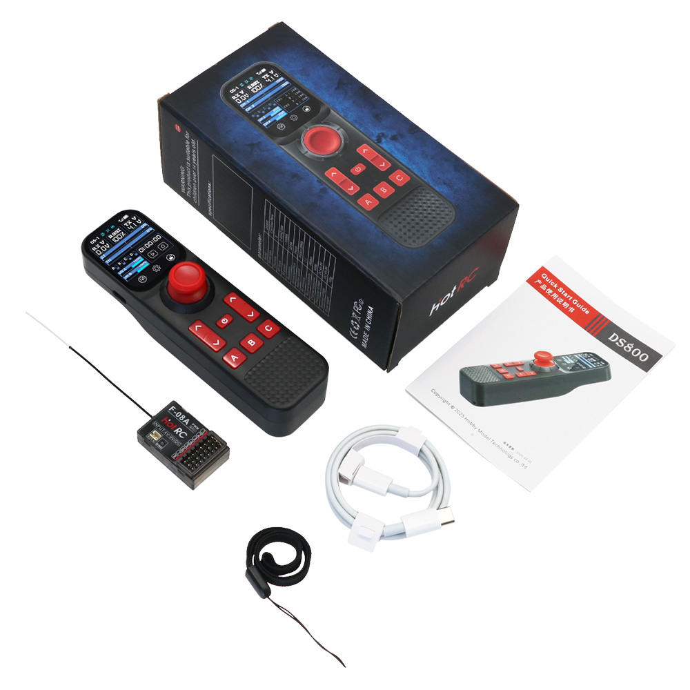 Hotrc DS-800 2.4Ghz 8CH FHSS R - огляд і ціна Radio Transmitter 2.4Ghz