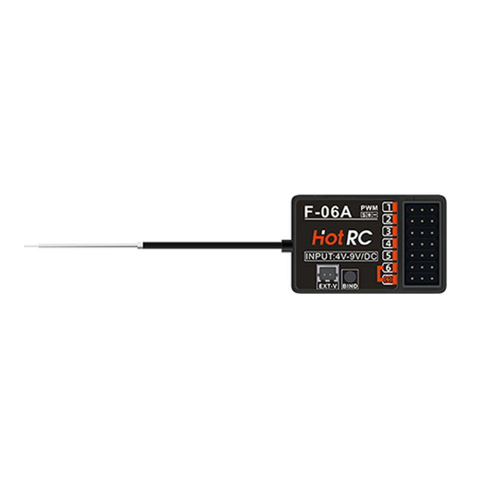 HOTRC DS-600 2.4GHz 6CH RC Boa - огляд і ціна Radio Transmitter 2.4Ghz