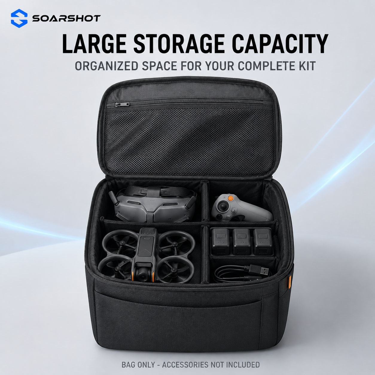 SOARSHOT Carrying Case for DJI - огляд і ціна Drone Goggles Dji