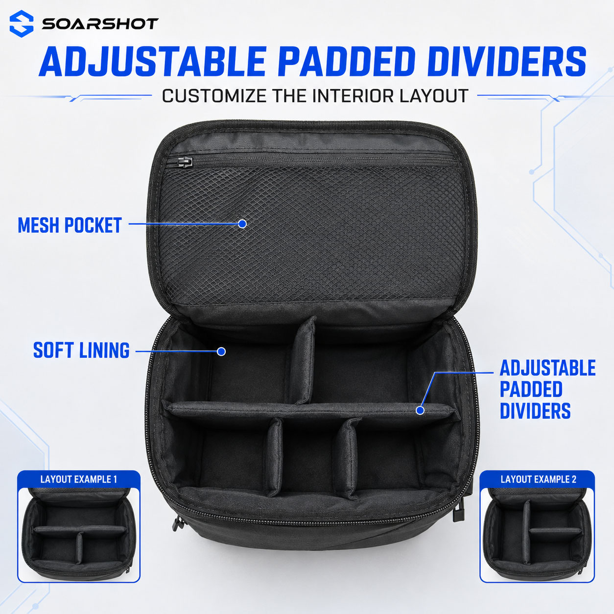 SOARSHOT Carrying Case for DJI - огляд і ціна Drone Goggles Dji